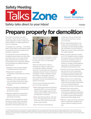 TalksZone - Safety Talks