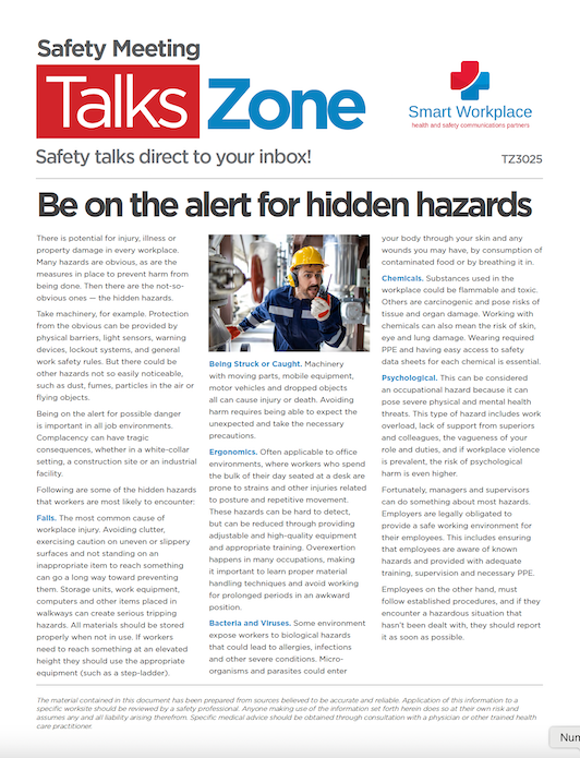 TalksZone - Safety Talks