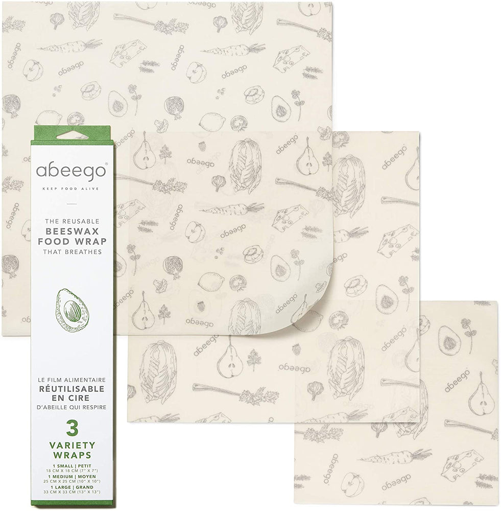 Abeego Beeswax Food Wrap 3 pack